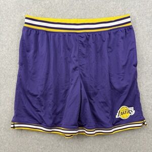 Los Angeles Lakers Shorts Men's 2XL Purple NBA Ultra GAME Basketball